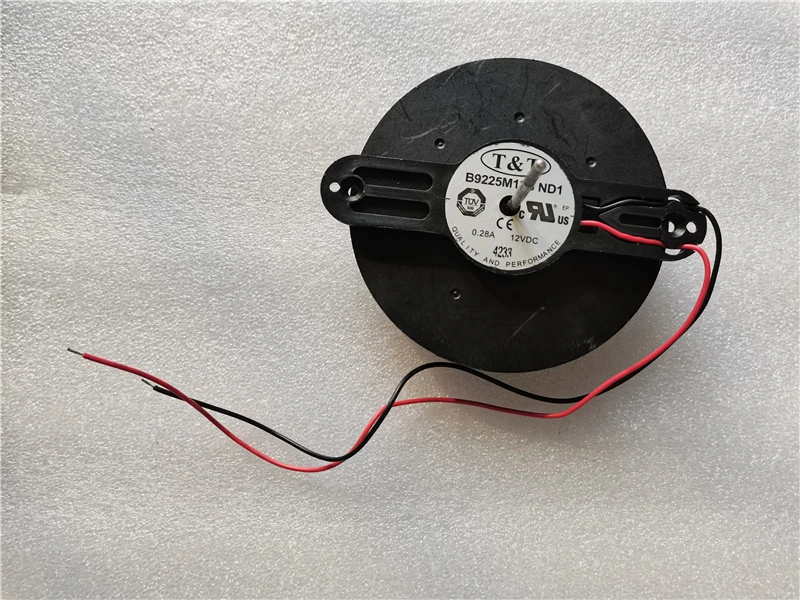 Ventilador de Refrigeração dc Redondo de Dois Fios Adequado para Ventilador yl M3051b B9225m12s Nd1 12v 0.28a 9225 M-305ib 12v 0.45a