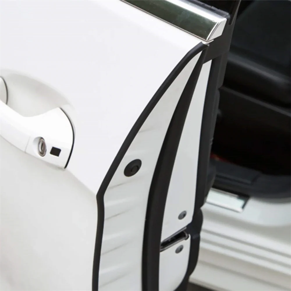 Universal Car Door Edge Guards Clear Rubber Seal Protector U Shape Edge Trim Car Door Edge Protection Fit for Sedans Trucks SUV 6