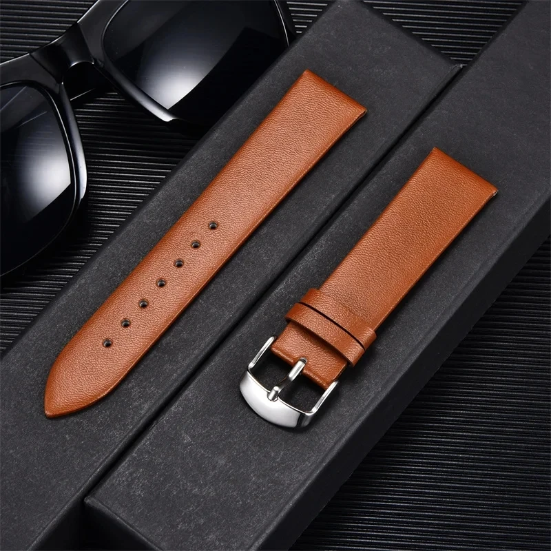 Best Fashion Calfskin 20 mm Wristwatch Band JB-20MMGLG-WHT_K0015156