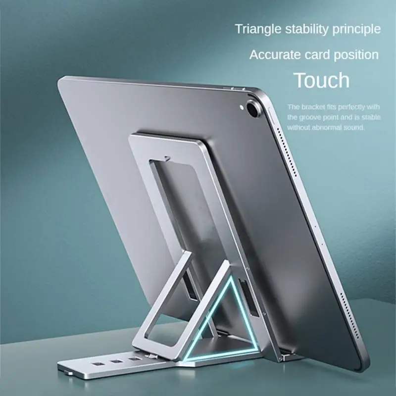 

Lazy People Bracket Have Mobile Phone Bracket Foldable Lifting Aluminum Alloy Material Five-speed Adjustment Heat Dissipation