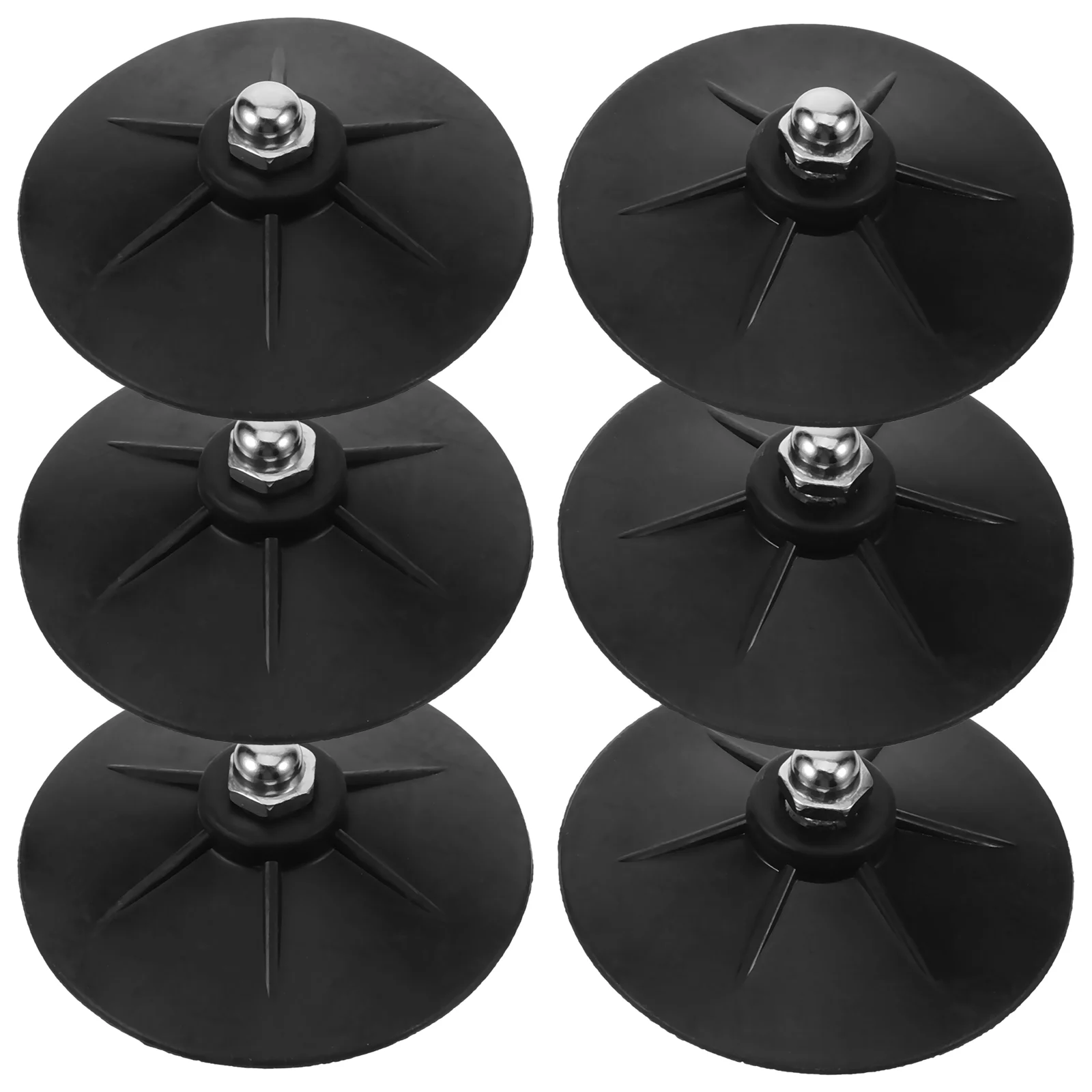 6 Pcs Punching Bag Accessories Rubber Suction Cups Standing Boxing Base Replacement For Body Building Martial Supplies