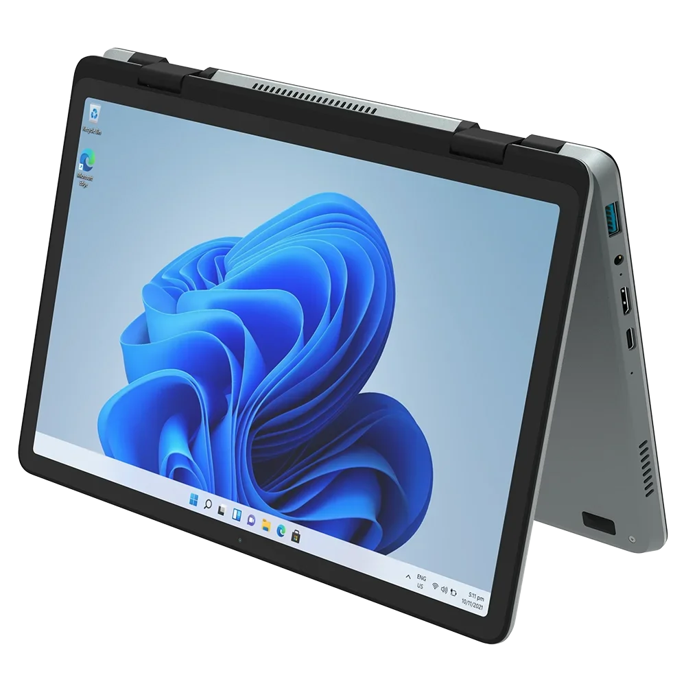 Mini Pocket PC Laptops Yoga 2 IN 1 Notebook 11 Inch Touch Screen Intel N100 32GB DDR4 1TB SSD WiFi5 Netbook Micro PC Computer 6