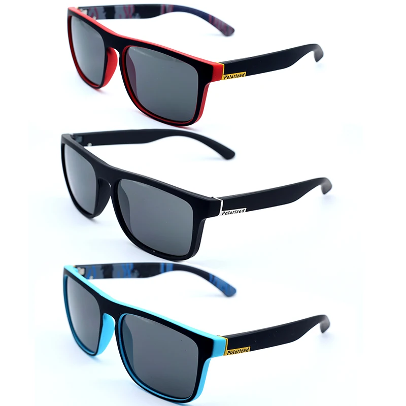 Vintage Polarized Square Sunglasses - Unisex Luxury Designer UV Protection