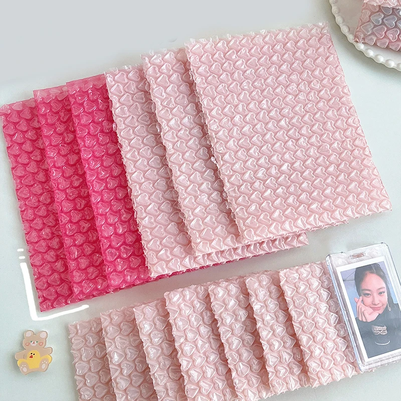 

10Pcs/Lot Pink Foam Love Envelope Bags Self Seal Mailers Envelopes With Bubble Mailing Bag Shipping Packages Bag 15.5x20.5cm