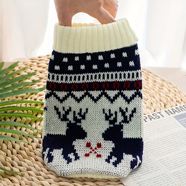 Christmas Style Pet Sweater for Dogs And Cats New Knitted Wool Sweater for Bichon And Corgi 6