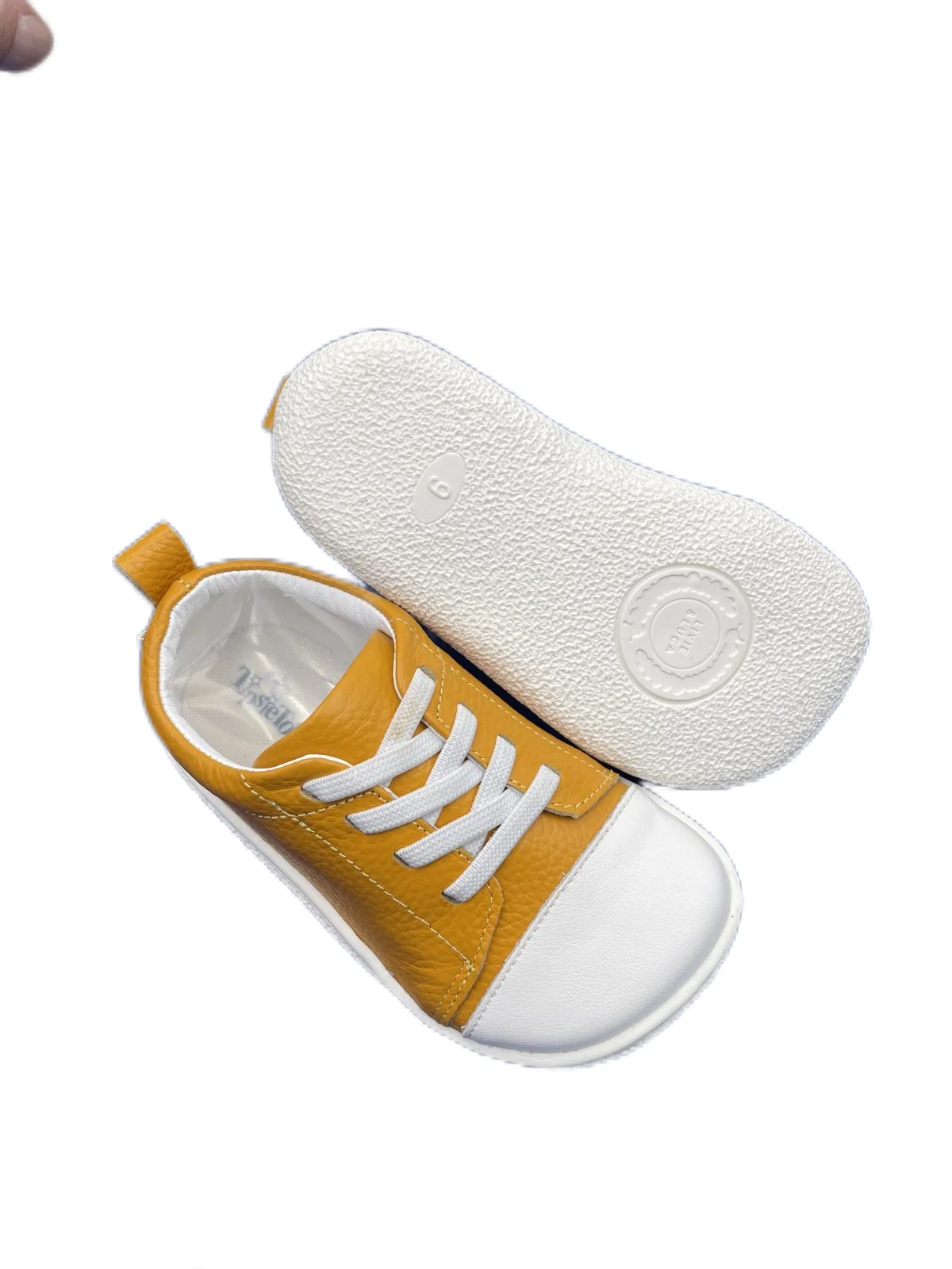 Tipsietoes New 2025 Genuine Leather Shoe For Girls And Boys Kids Barefoot Sneaker Light Weight Minimalist Elastic 6