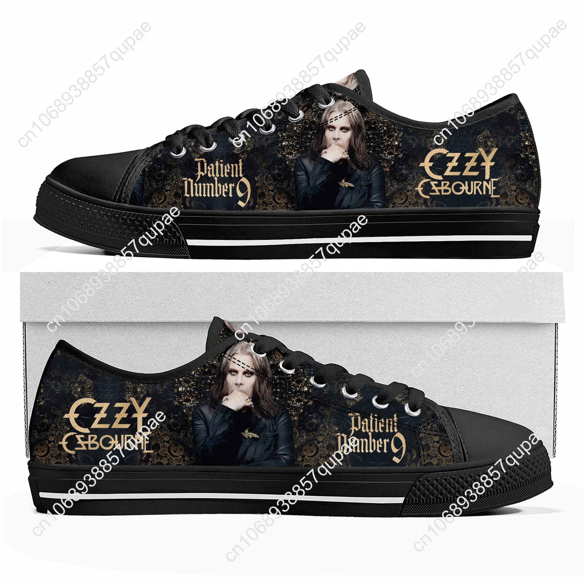 Ozzy Rock Singer Osbourne Low Top High Quality Sneakers Mens Womens Teenager Canvas Sneaker Casual Couple Shoes Custom Shoes
