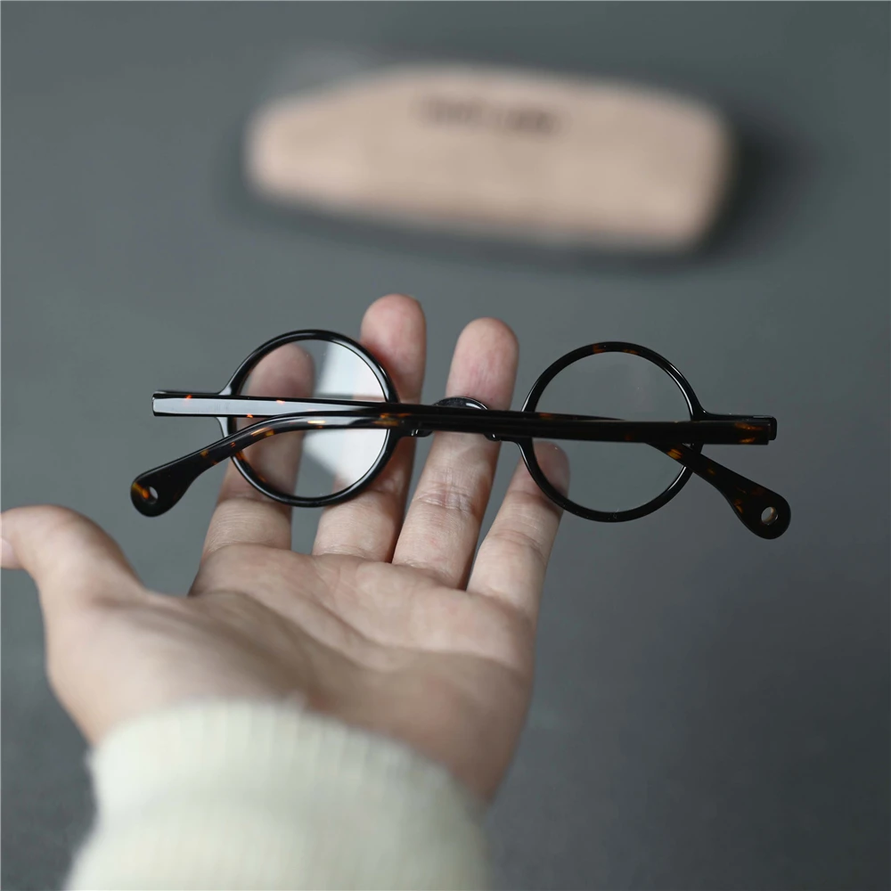 Cubojue Women's Full Rim Round Acetate Eyeglasses