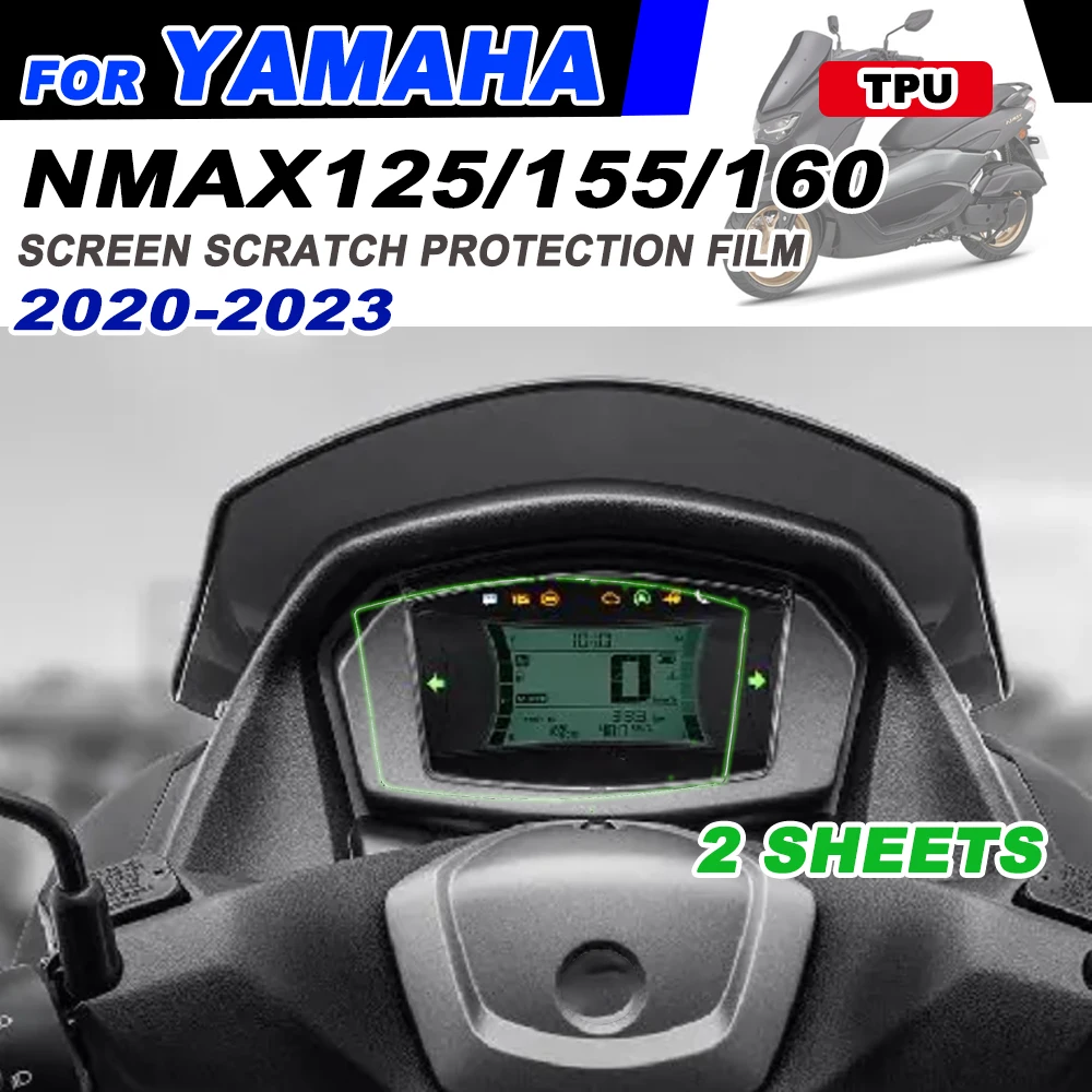 

2020 - 2023 For Yamaha NMAX155 N-MAX NMAX 155 125 160 Accessories Cluster Scratch Protection Film Dashboard Screen Protector