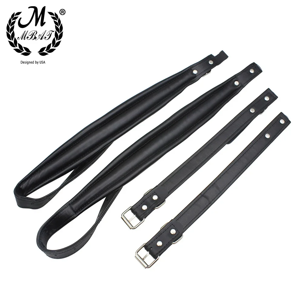 M MBAT One Pair Adjustable Synthetic Leather Accordion Shoulder Straps for 16-120 Bass Accordions