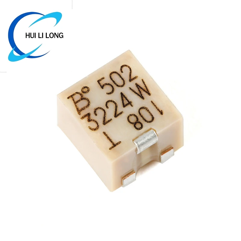 3224W Adjustable Precision Potentiometer 100 200 500 R Ohm 1K 2K 5K 10K 20K 50K 100K 200K 1M 2M 3224 SMD Trimpo Trimmer 10pcs