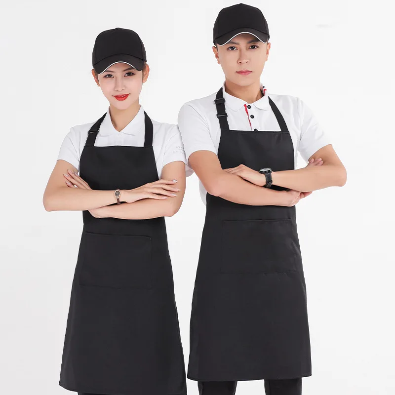 1PCS Custom Logo Adjustable Hanging Neck House Accessories Kitchen Cooking Barbecue Floral Work Clothes Manicure Cleaning Apron 5 Sb42f3dffeb4f404fb902ab839ab577eav
