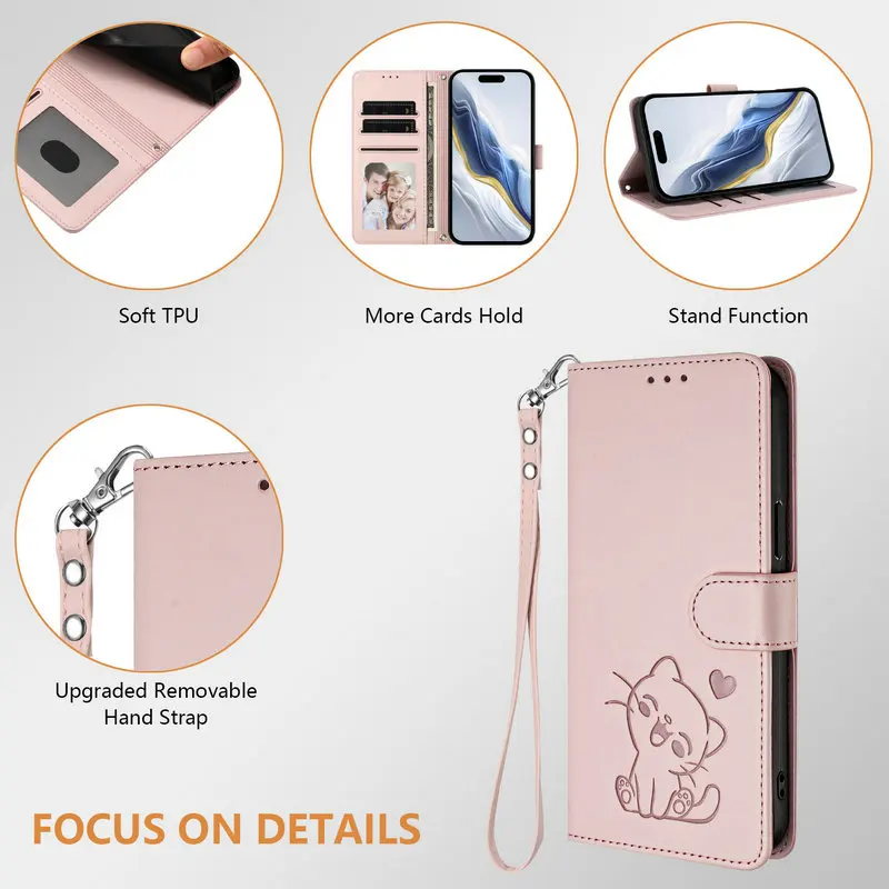 Luxury Leather Wallet Cover