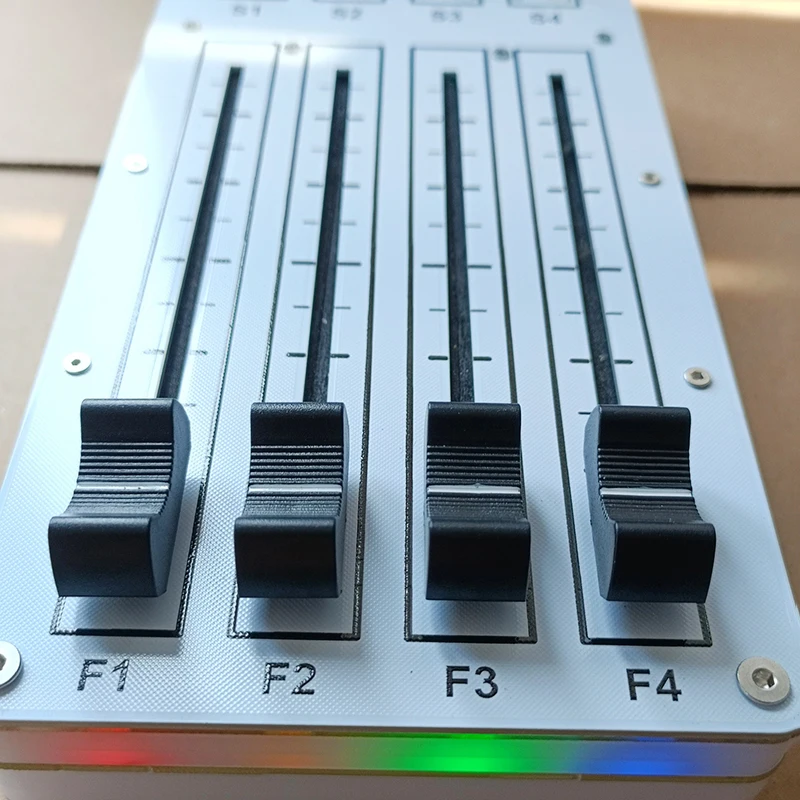 MIDI CC Controller 4 Push 4 Switch 100mm Sliding Fader USB Interface For Computer Music Hosting Software