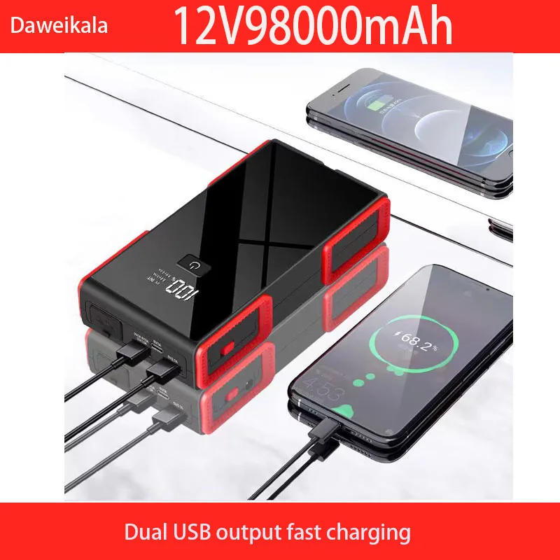 12V98000mAh Auto Starthilfe High Power Notfall Batterie Booster