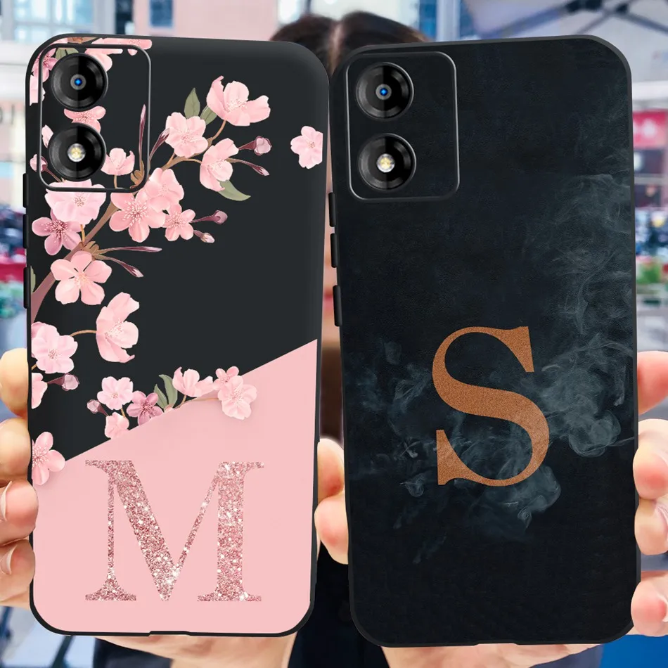 Custodia In Silicone Sottile Per Motorola Moto E13, Design Elegante Bianco, Antiurto E Antigraffio Con Protezione Fotocamera