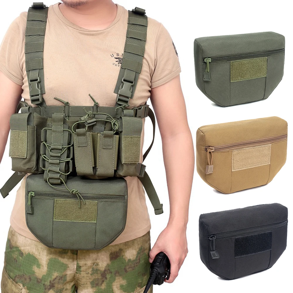 

Tactical JPC Vest Pouch Armor Carrier Pouch AVS JPC CPC Vest Waist Pack Portable Drop Pouch EDC Combat Army Hunting Storage Bag