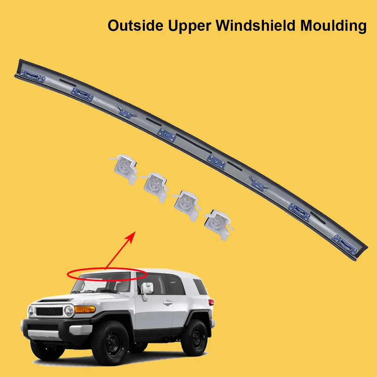 トヨタfjクルーザー07-14 4.0l v6 7550335061a0用フロント