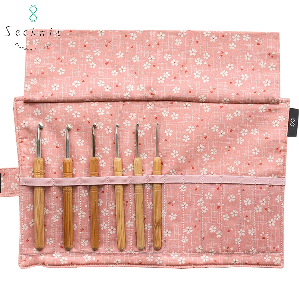 Clover Crochet Hook Case Crochet Needle Case Storage Organizer Crochet  Supplies Crochet Bag Needle Holder Crochet