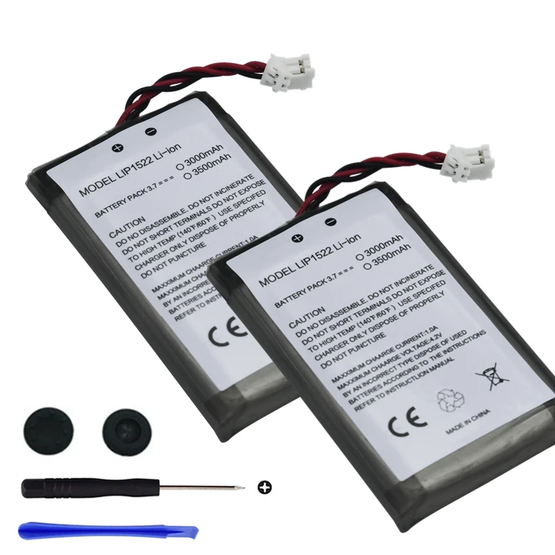 3500Mah Per Sony Ps4 Ps4 Pro Slim Lip1522 Con Due Connettori Dualshock 4 V1 V2 Controller Wireless Playstation Gamepad Batteria