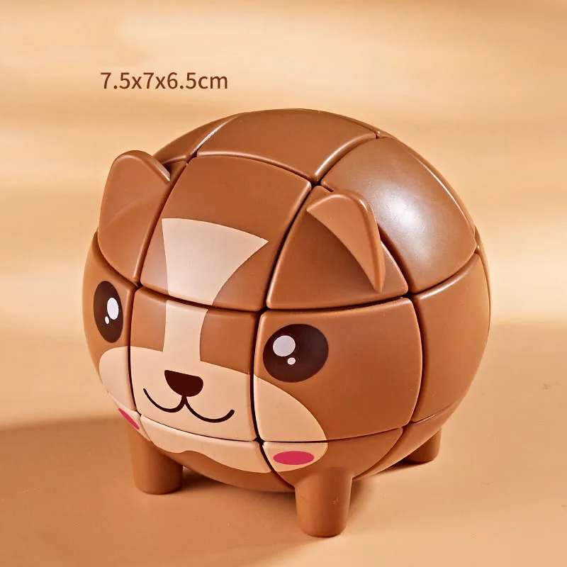 Puzzle children's cartoon animal educational toy boys and girls gift prizes Christmas