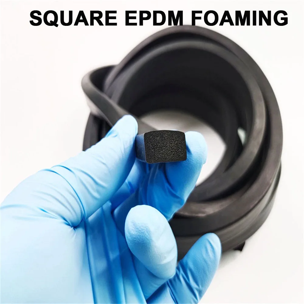 EPDM Rubber Foaming Sealing Strips Length 1M to 10M Width 5mm to 17mm