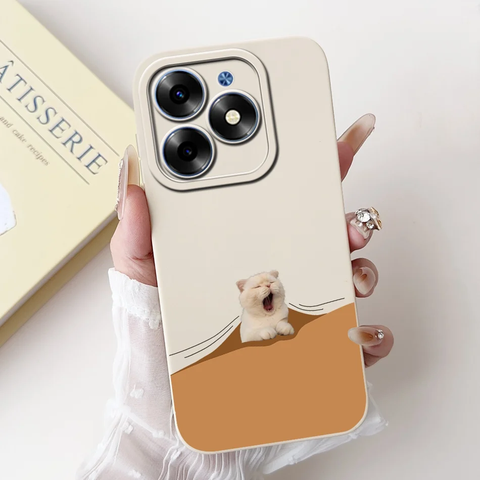 Elegant Printing Soft Silicone Lens Protective Cover Phone Case