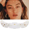 6pcs Hot Stamping Freckles Makeup Patches Metallic Radiation Golden Silver Fake Freckles Temporary Tattoo Stickers Face Makeup 4