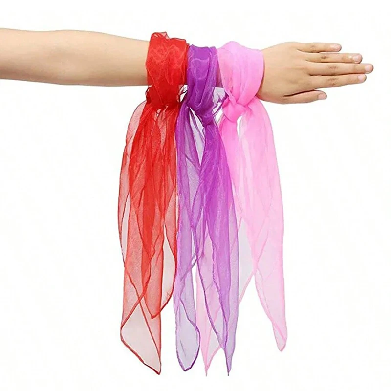 Artistic Gymnastics Ribbon No Fading Dance Sports and Fitness Shaping Sporting Goods Solid Color Scarves Performance Props TMZ