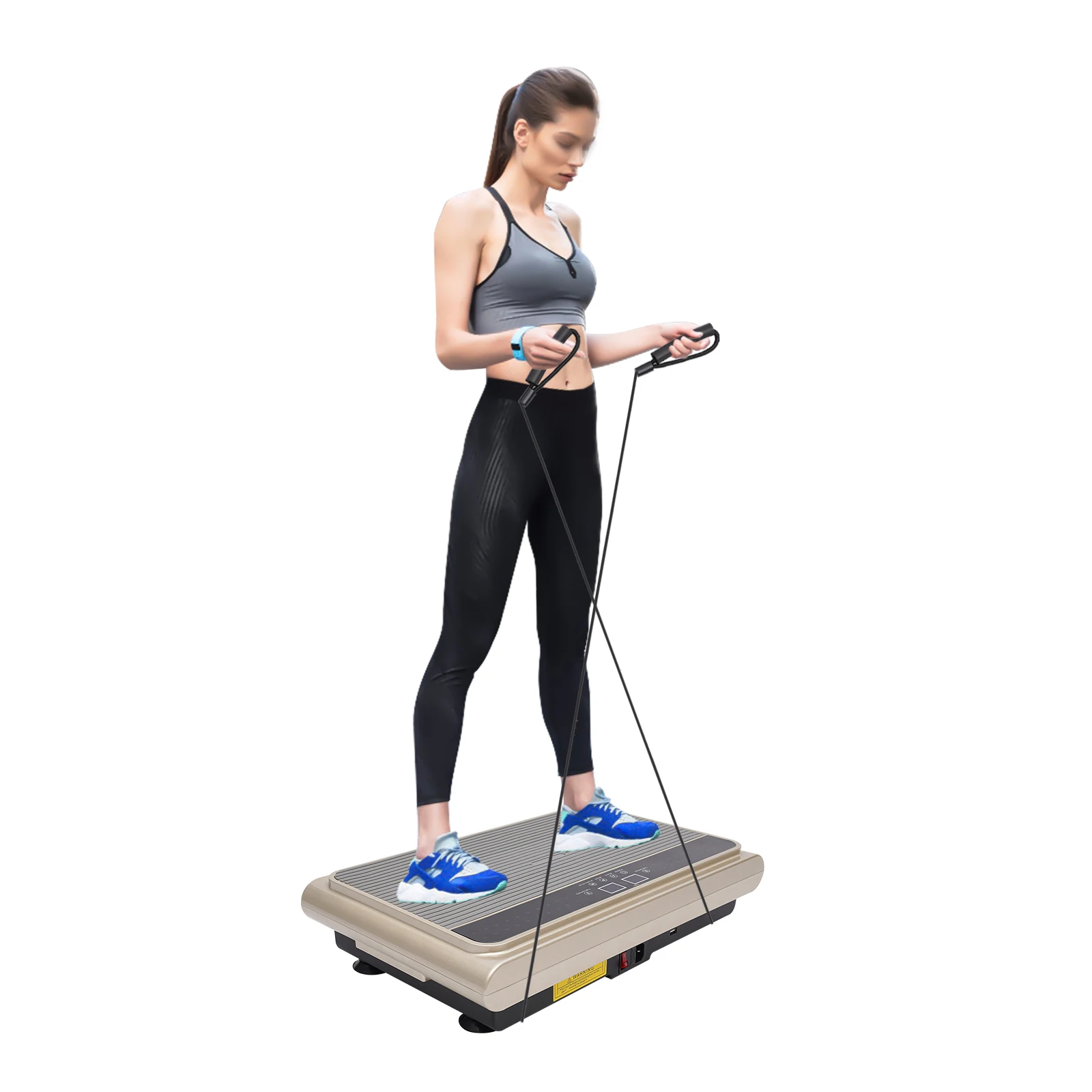 Vibration Plate Exercise Machine, Whole Body Workout Vibration Fitness Platform, Home Training Equipment for Weight Loss & Tonin