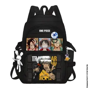 WANHONGYUE Anime One Piece Monkey D Luffy Mochila Escolar Bolsa de