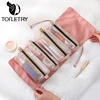 Makeup Bags Detachable 4Pcs in 1 Portable Cosmetic Bag Travel Folding Separable Toiletry Storage Bag Organizer Make Up Pouch New 1