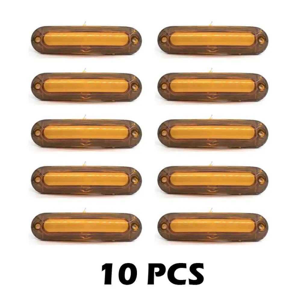 Luce Ingombro Con Catarifrangente E Staffa, 10/30V - 4 Led - Arancio - Il Mio Camion Shop