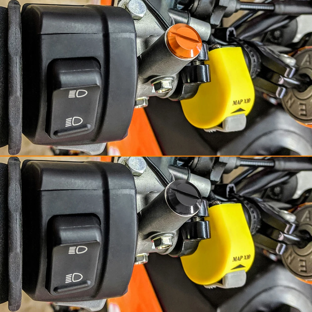Side Mirror Hole Plugs For KTM Duke 125 200 390 250 690 790 Duke 990 SMT 1290 Super Adventure 1290 SuperDuke GT/R