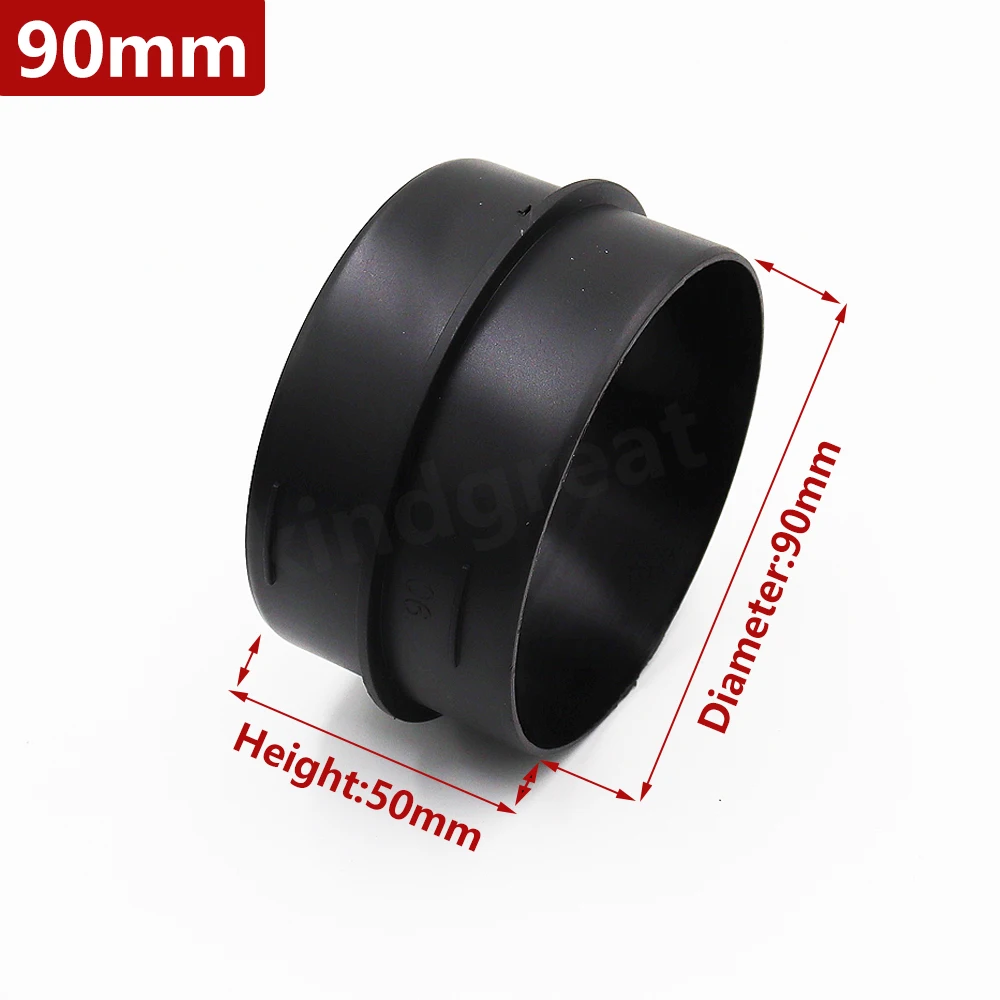 42mm 60mm 75mm 90mm Car Heater Duct Joiner Pipe Air Parking Heater Hose Line Connector For Webasto Eberspacher Ducting Connect air diesel heater duct pipe,heater duct connector