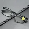 Ahora Men Metal Large Square Computer Reading Glasses Frame Anti Blue Light Presbyopic Eyeglasses Optical Frames 0 +1.0 to +6.0 2