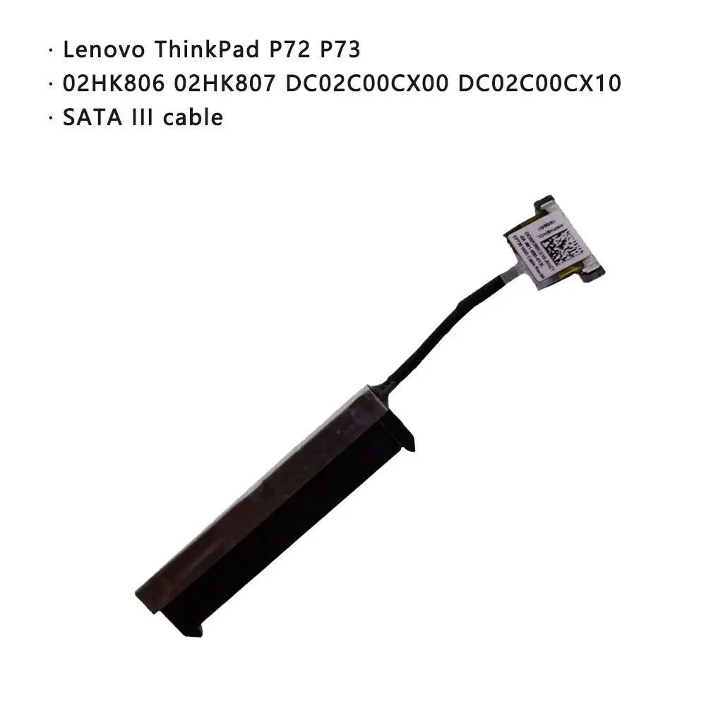 Gintai Connector Laptop HDD SATA Hard Driver Festplatten Kable Adapter Anschluss für Lenovo ThinkPad P53 20QN 20QQ P72 20MB 20MC FP530 02DM497 DC02C00G000 DC02C00G010