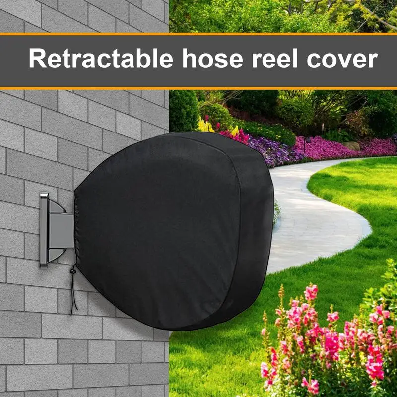 Garden Hose Reel Cover Winter Faucet Insulation Cover Portable Garden Hose Storage Reels Outdoor Water Hose Reel Holder Cover 4
