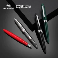 Jinhao 992 Fountain Pen Luxury Pen Elegant Calligraphy Transparent Color Writing ink Pens Office School Supplies Stationery 1