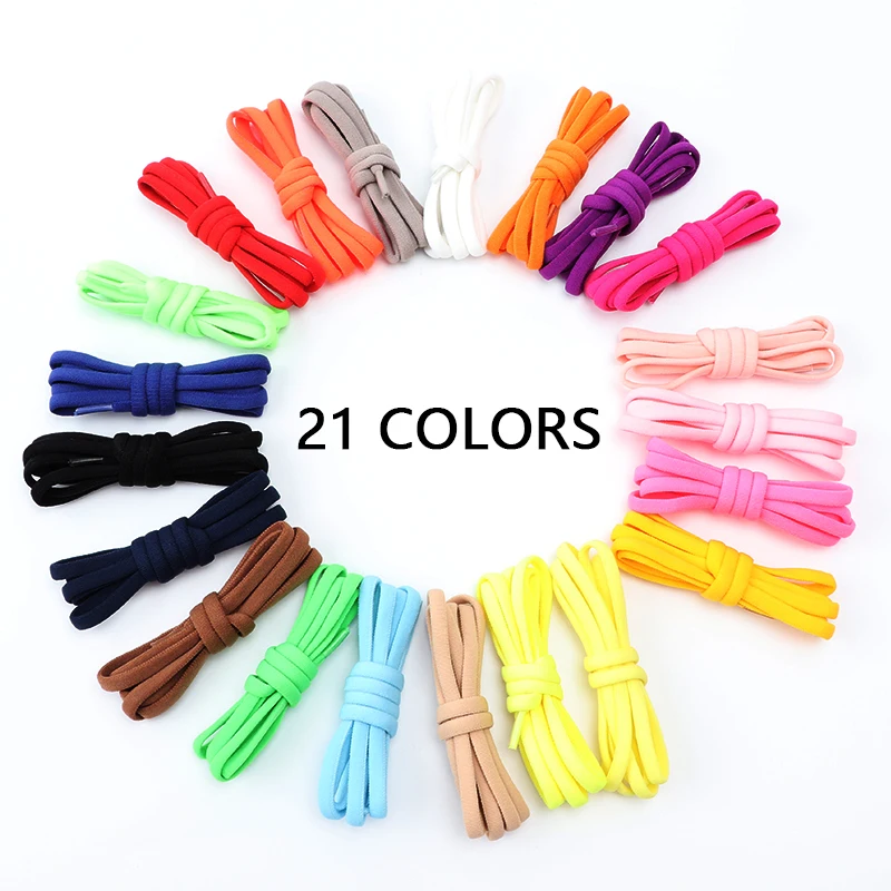 Elastic No Tie Shoelaces Semicircle Shoe Laces For Kids and Adult Sneakers  Shoelace Quick Lazy Metal Lock Laces Shoe Strings - AliExpress