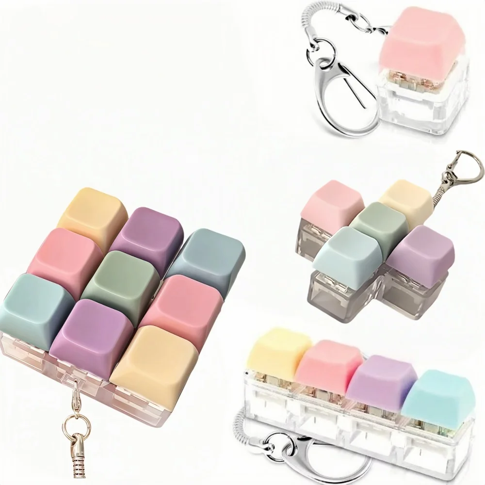 Fidget Decompression Anti-Stress Finger Toy Keychain