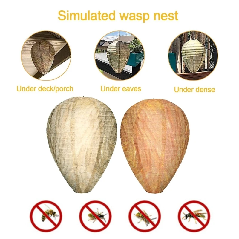 Outdoor Insect Deterrence Anti Wasp Nest Lanterns Deterrent Bees Repellents Extinguishing Wasp Paper Lanterns Waterproof