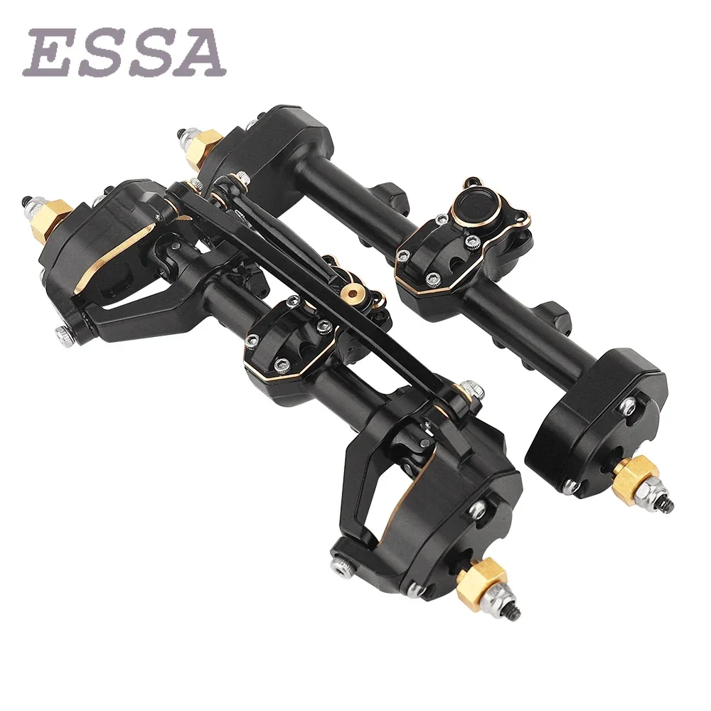 

1/24 New Heavy Duty Brass Metal Portal Front Rear Axle for 1:24 Axial SCX24 90081 C10 AXI00002 AXI0005 Upgrade Parts RC Car