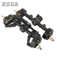 1/24 New Heavy Duty  Brass Metal Portal Front Rear Axle for 1:24 Axial SCX24 90081 C10 AXI00002 AXI0005 Upgrade Parts RC Car 1