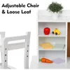 Kids Study Desk with chair,  Children School Study Table with  Chair for 3-8 Years Old, Study Writing Table for Home School Use 3