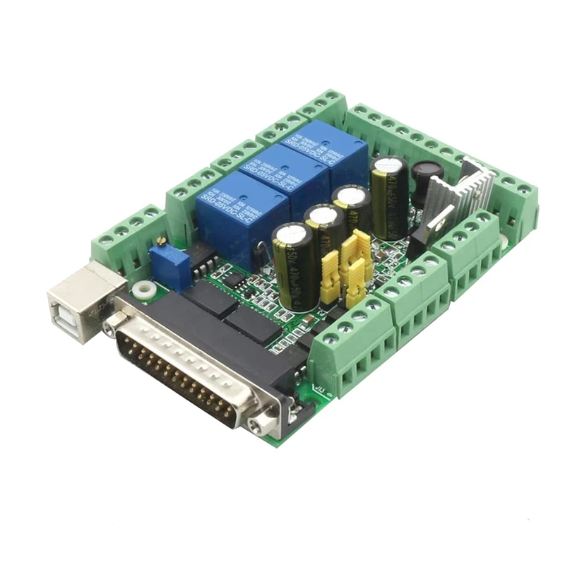 5-Axis-Mach3-Stepper-Motor-Controller-Board-Breakout-Board-Interface ...