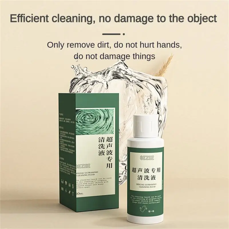 50ml Ultrasonic Special Cleaning Liquid Cleaning Machine To Wash Glasses Watch Jewelry Cleaning Artifact Cleaner Free CleanCloth 2