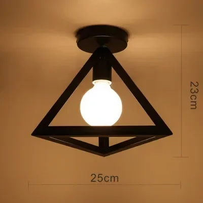 

Modern Ceiling Light Vintage industrial Ceiling Lamp Shade Retro Loft Plafonniers Indoor Lighting Living Room Kitchen Home Decor