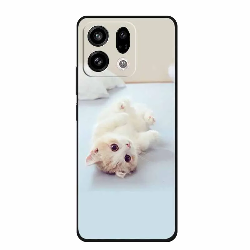 Sleek Black Silicone Soft Back Phone Case
