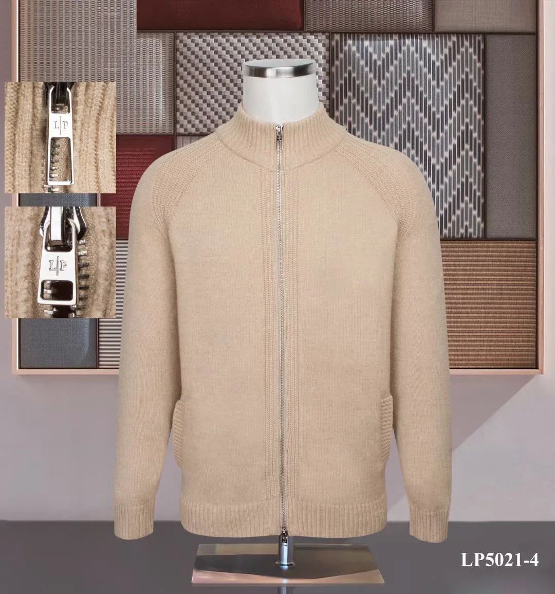 

BILLIONAIRE OECHSLI Sweater Cashmer Cardigan Coat men's 2024 Autumn winter new fashion zipper elastic embroidery big size M-4XL